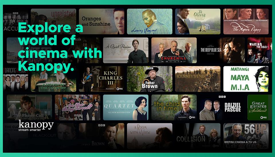 Explore a world of cinema with Kanopy.